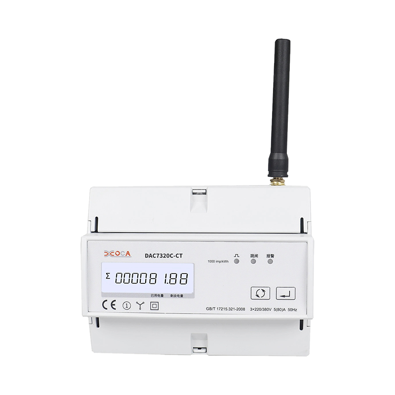 Dac7321c-CT DIN Rail AC WiFi met transformator Tuya elektronische energiemeter