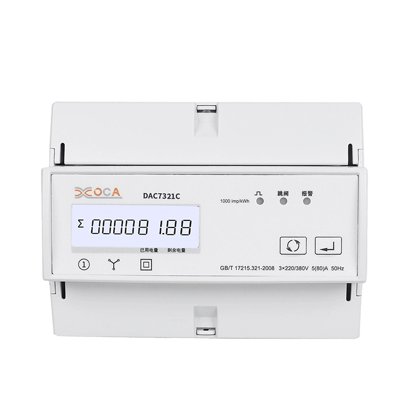 Dac7321c DIN-rail WiFi prepaid elektrische energiemeter