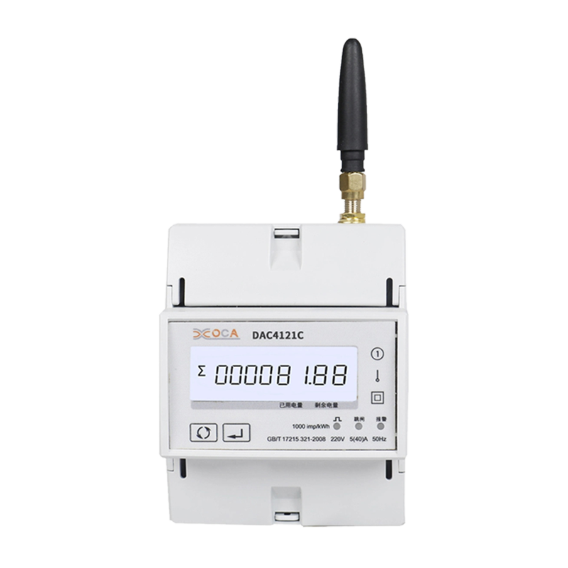 Dac4121C DIN-rail AC eenfasige draadloze Modbus-vermogensmeter