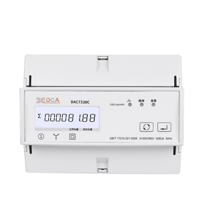 Dac7320C DIN-rail WiFi met relais-stroommeter