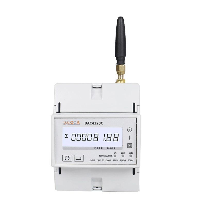 Dac4120c DIN-rail enkelfasige AC Modbus slimme multifunctionele energiemeter