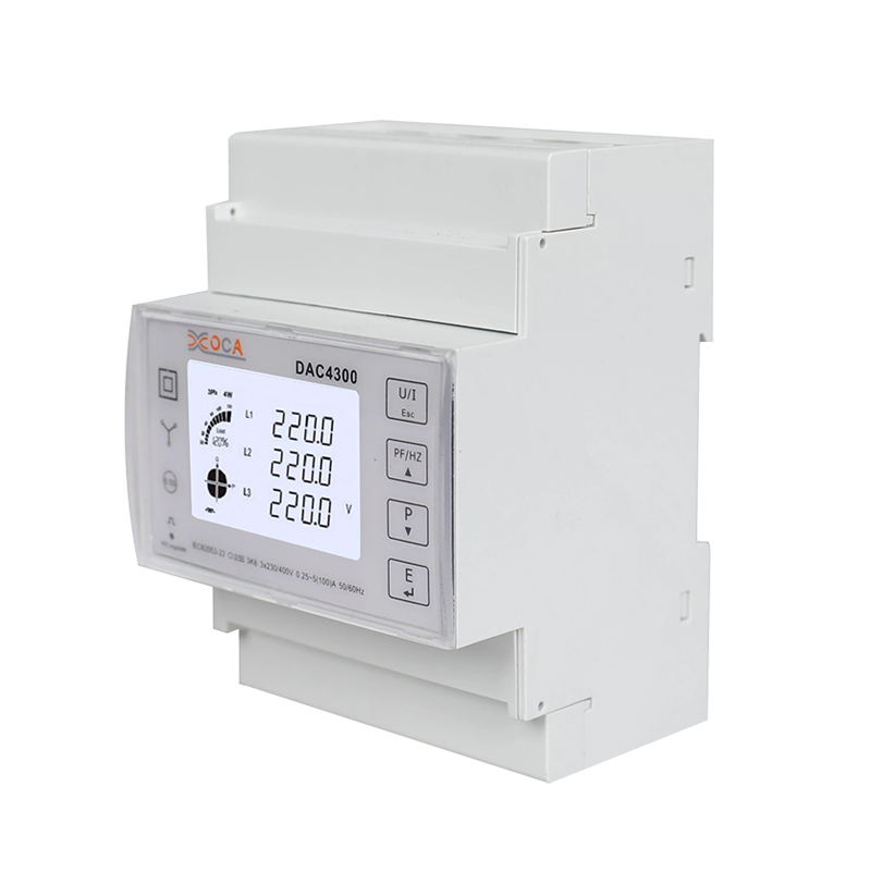 Dac4301 Driefasige intelligente Modbus multifunctionele prepaid wattuur-energiemeter