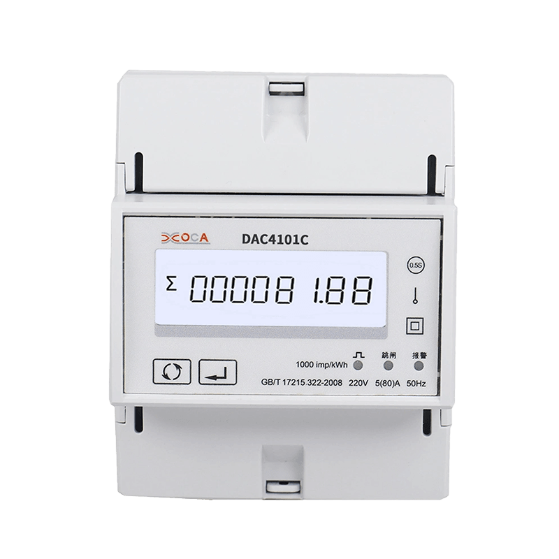 Dac4101c DIN-rail eenfasige Lora elektrische prepaid energiemeter op afstand