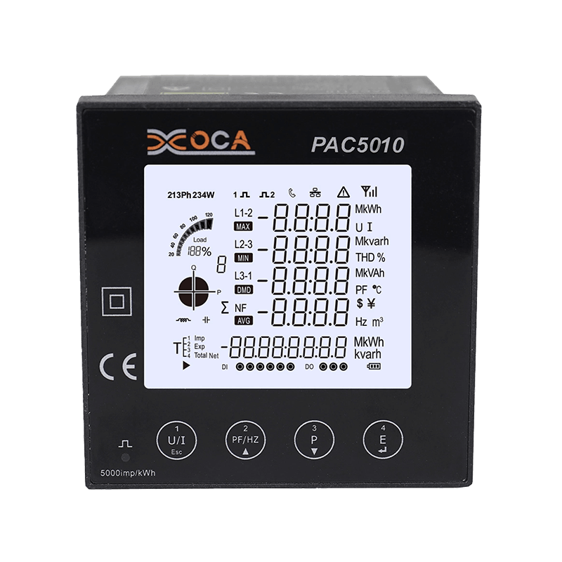 PAC5010 Grote LCD WiFi Smart Power Meter Elektrische Energie Meter Elektrische Analyzer