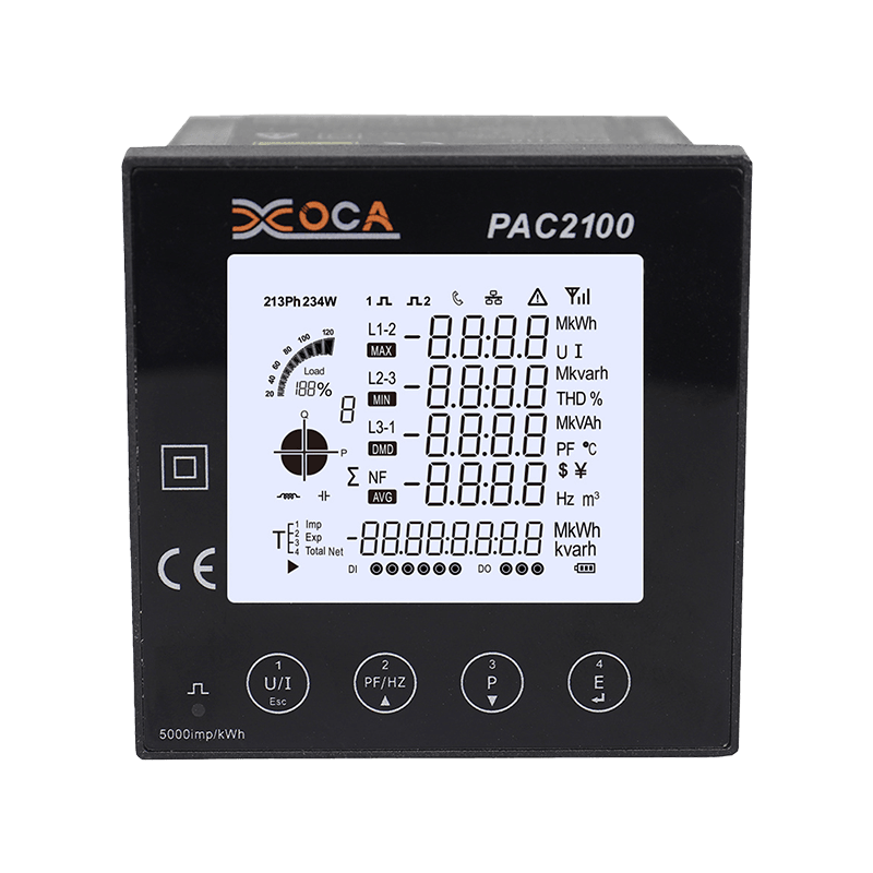 PAC2100 Grote LCD Digitale Smart Power Meter Energiemeter