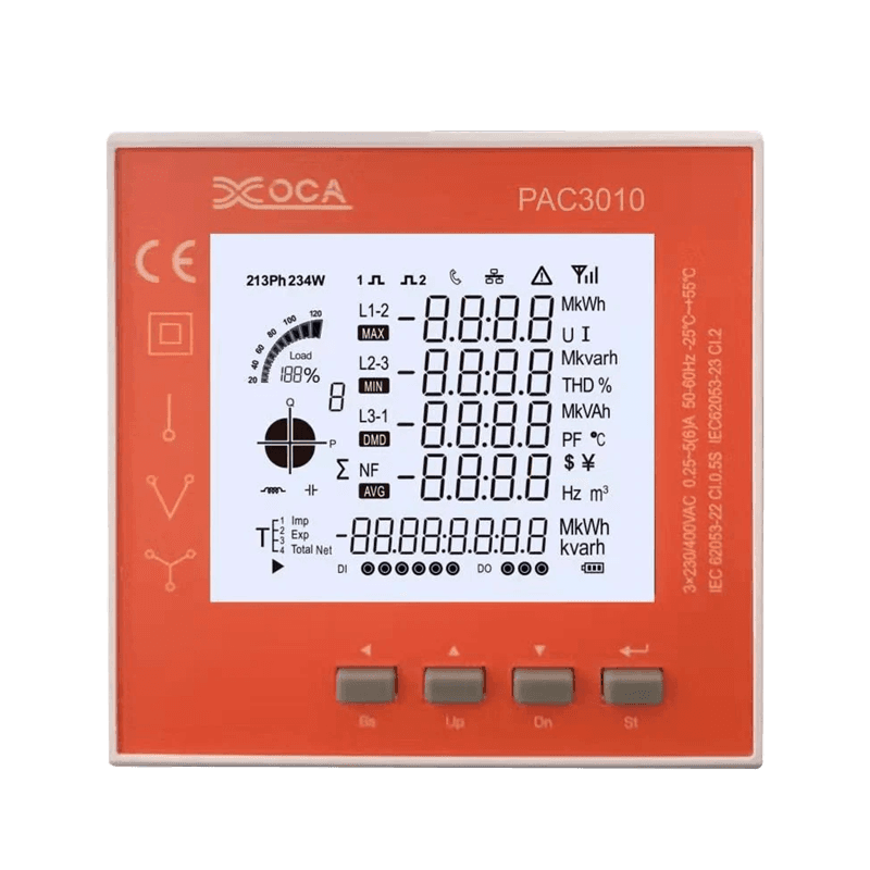 WiFi slimme elektronische paneelvermogensmeter