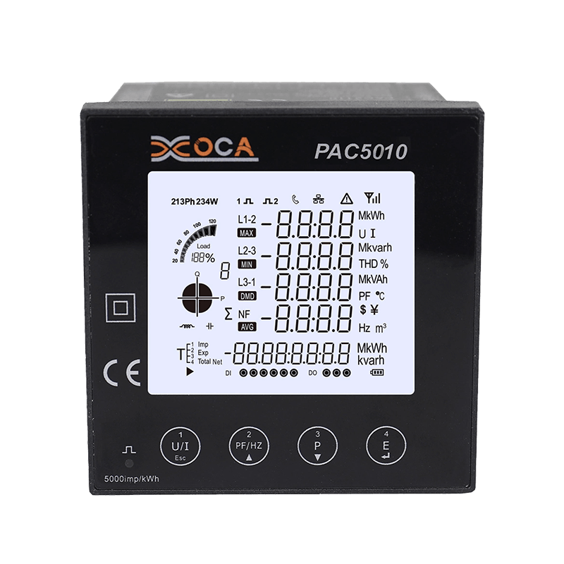 PAC5000 Smart Modbus WiFi Elektrisch paneel Vermogensmeter Energiemeter