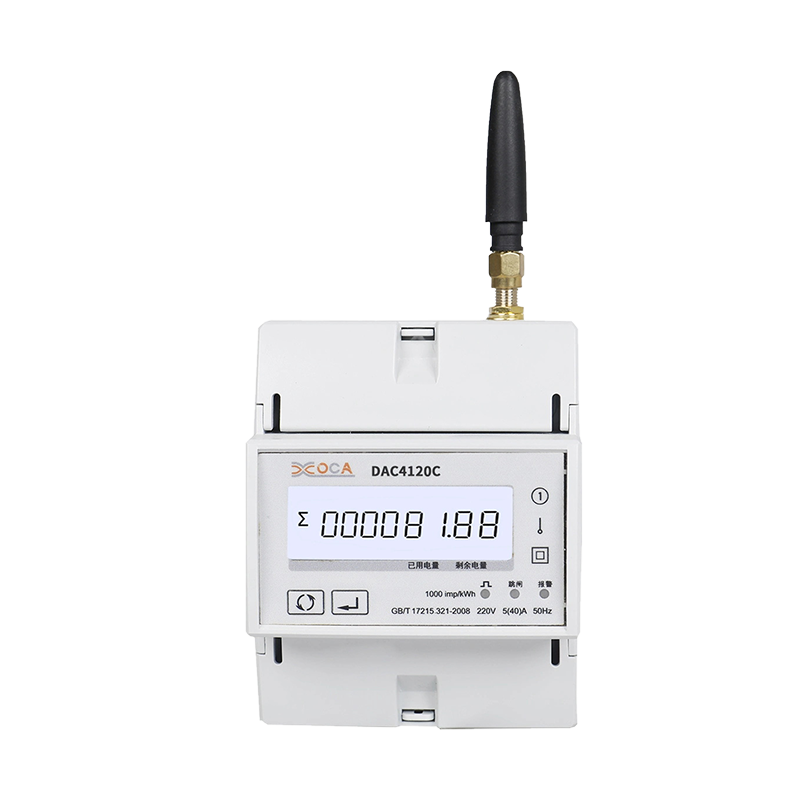 DAC4121C Prepaid Relais Eenfase Multifunctionele WIFI Communicatie DIN-rail Elektrische Meter